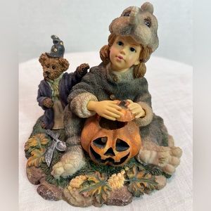 2000 Boyds Yesterday’s Child Dollstone Collection Morgan as Puffasaurus